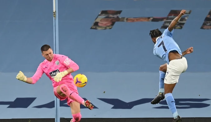Manchester City - West Bromwich Albion 1-1 w 13. kolejce Premier League.