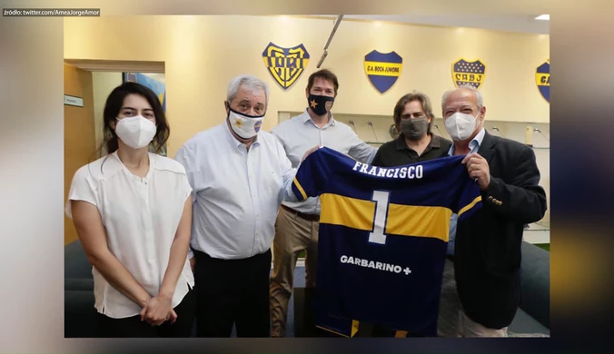 Papież Franciszek dołączył do socios Boca Juniors. Wideo