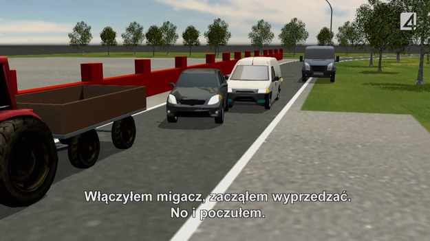 Fragment 235 odcinka programu "Stop Drogówka" w TV4.