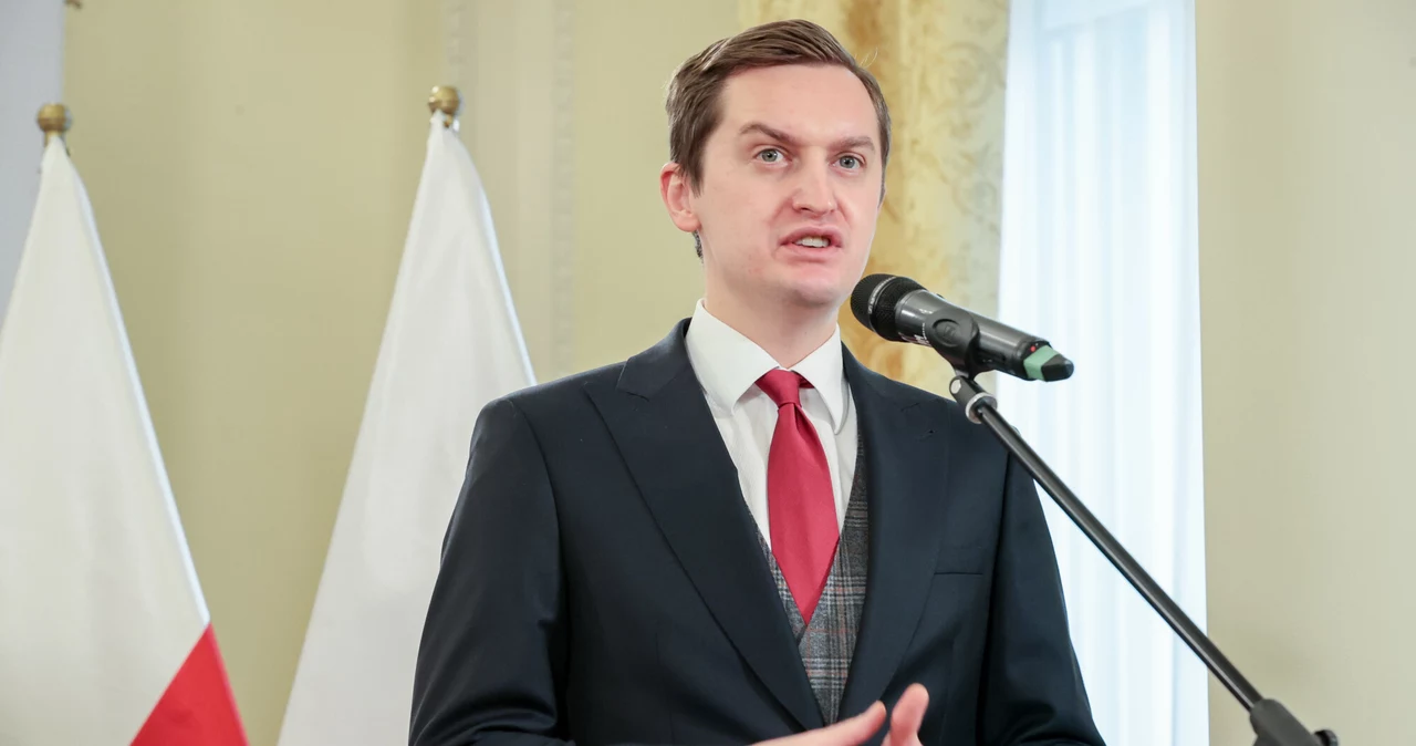 Wiceminister sprawiedliwości Sebastian Kaleta