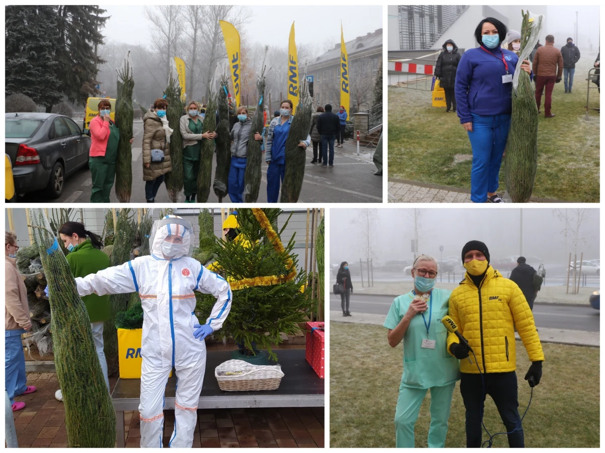 Akcja Choinki dla medyków od słuchaczy RMF FM zakończona! Odwiedziliśmy kilkanaście szpitali w całej Polsce, gdzie rozdawaliśmy pachnące drzewka bohaterom naszych czasów - pracownikom służby zdrowia, którzy od miesięcy walczą z pandemią koronawirusa. Finałowym punktem na naszej choinkowej trasie był Kraków.