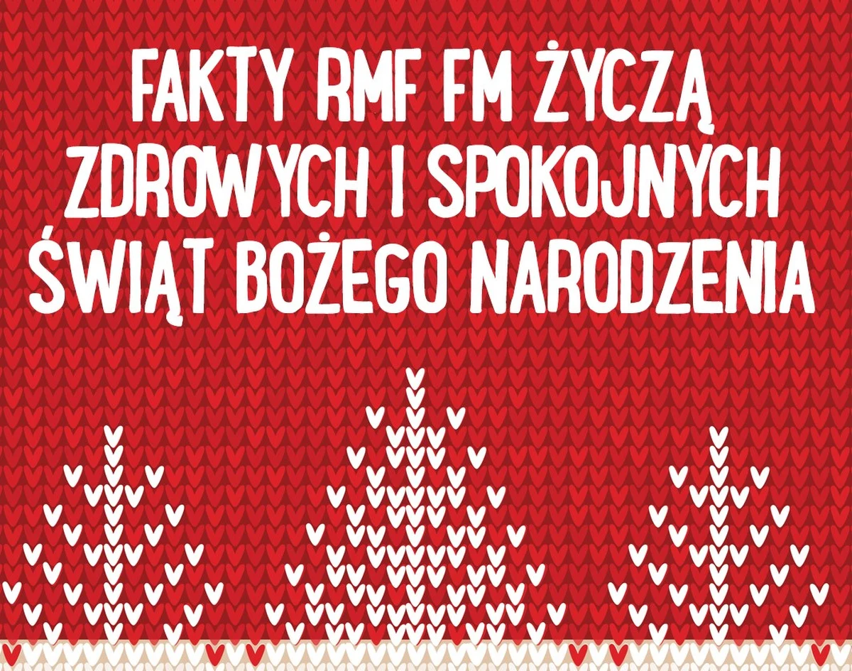 Zdrowie i spokój - to w tym roku z pewnością najczęściej pojawiające się słowa, gdy składamy życzenia świąteczne. Także my, zespół Faktów RMF FM, chcielibyśmy Wam życzyć w te święta przynajmniej namiastki bożonarodzeniowej, rodzinnej atmosfery. Choć wielu z nas nie spotka się z bliskimi, mamy nadzieję, że mimo wszystko będzie to czas wypełniony radością. 