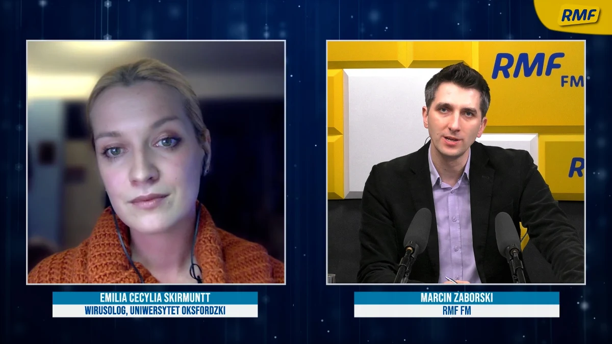 "Bardzo późno wprowadzono restytucje i nie zamknięto szkół, mimo że było wiadomo, że rośnie ilość infekcji. Niestety rząd nie słuchał naukowców, którzy przestrzegali" – mówiła w Popołudniowej rozmowie w RMF FM Emilia Skirmntt z Uniwersytetu Oksfordzkiego, tłumacząc dlaczego Wielka Brytania tak źle radzi sobie z kolejną falą zachorowań na koronawirusa. Jak dodała, lockdown na Wyspach był konieczny, ponieważ  „szpitale są już tak obciążone, że może dojść do upadku systemu ochrony zdrowia”. Wirusolog pytana o nową mutację koronawirusa, odkrytą w Wielkiej Brytanii przekonywała, że zmiany genetyczne, które zaobserwowano w wirusie nie powinny zagrozić skuteczności nowopowstałych szczepionek.
