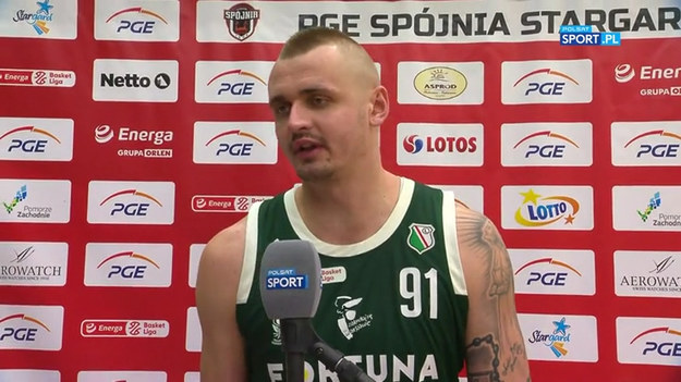 Legia Warszawa wygrała w Stargardzie z PGE Spójnią 79:73 w czwartkowym meczu Energa Basket Ligi. Goście prowadzili już 20 punktami, ale w końcówce zaczęli trwonić przewagę - Za szybko uwierzyliśmy w zwycięstwo. Spójnia zaczęła odrabiać straty, na szczęście udało się dowieźć wygrana do końca - powiedział Dariusz Wyka, środkowy Legii.