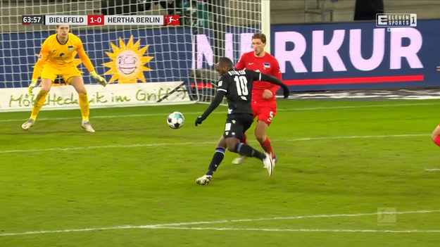 W 15. kolejce Bundesligi Arminia Bielefeld podejmowała Herthe Berlin. Spotkanie zakończyło się zwycięstwem gospodarzy 1-0. 