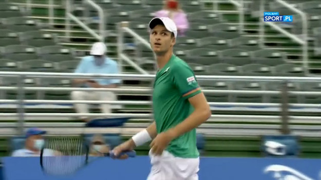 Rozstawiony z numerem czwartym Hubert Hurkacz pokonał amerykańskiego kwalifikanta Christiana Harrisona 7:6 (7-4), 6:4 i awansował do finału tenisowego turnieju ATP w Delray Beach na Florydzie (pula nagród 418 tys. dol.).