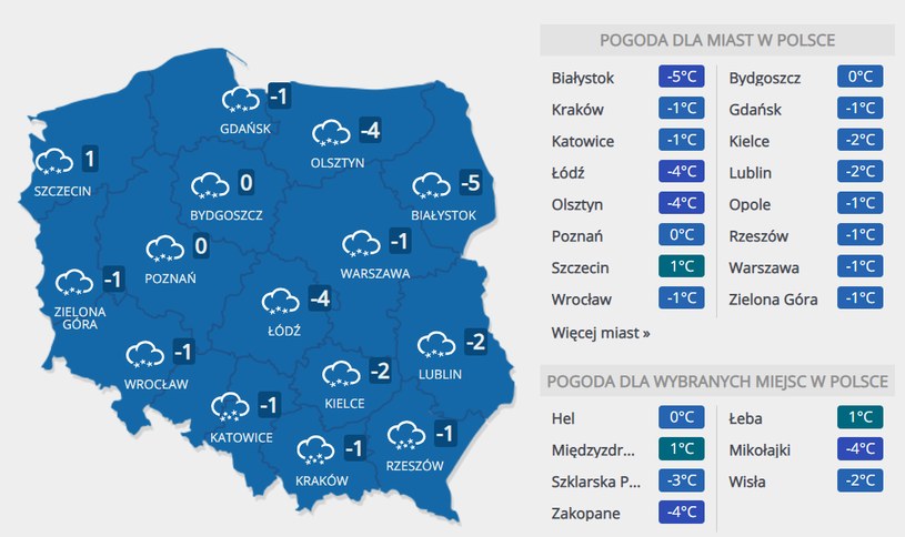 Prognoza Pogody Nadchodzi Mroz Pogoda W Interia Pl