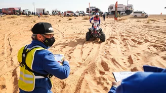 Dakar 2021. Kamil Wiśniewski awansował na czwarte miejsce w quadach