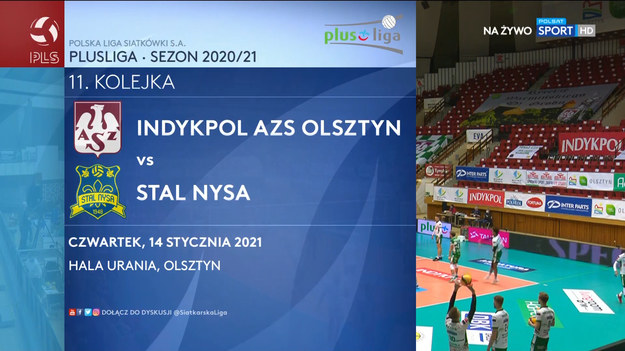 W 11. kolejce PlusLigi drużyna Indykpolu AZS Olsztyn podejmowała Stal Nysę. Spotkanie zakończyło się zwycięstwem gospodarzy 3-1. 