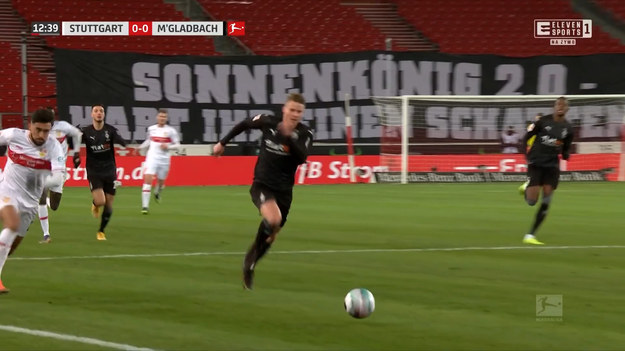 VfB Stuttgart rzutem na taśmę zremisował z Borussią Moenchengladbach, mimo że dwukrotnie musiał gonić wynik.