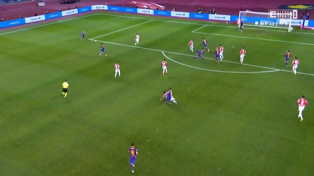 Lionel Messi zobaczył pierwszą czerwoną kartkę w w barwach Barcelony, a drużyna przegrała z Athletikiem Bilbao 2-3 po dogrywce w finale Superpucharu Hiszpanii.