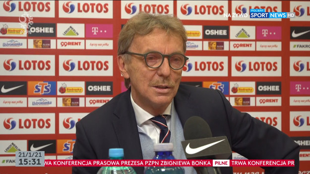 Pytanie dziennikarza Intrerii, Michała Białońskiego: Czy nowy trener nie będzie zasłaniał się brakiem czasu? 
Zbigniew Boniek: Kontrakt jest tak skonstruowany, że nie ma się czym zasłaniać. Ma co najmniej wyjść z grupy na Mistrzostwach Europy i minimum zakwalifikować się do baraży.  