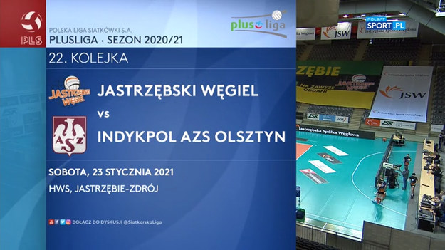 Siatkarze Jastrzębskiego Wegla wygrali z Indykpolem AZS Olsztyn 3:2 w meczu 22. kolejki PlusLigi. Goście wygrali dwie pierwsze odsłony, ale jastrzębianie zdołali odwrócić losy tej konfrontacji.