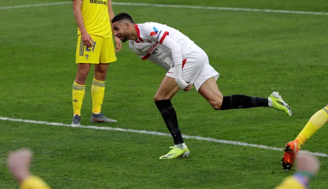 Primera Division. Sevilla - Cadiz CF 3-0. Youssef En-Nesyri z hat-trickiem