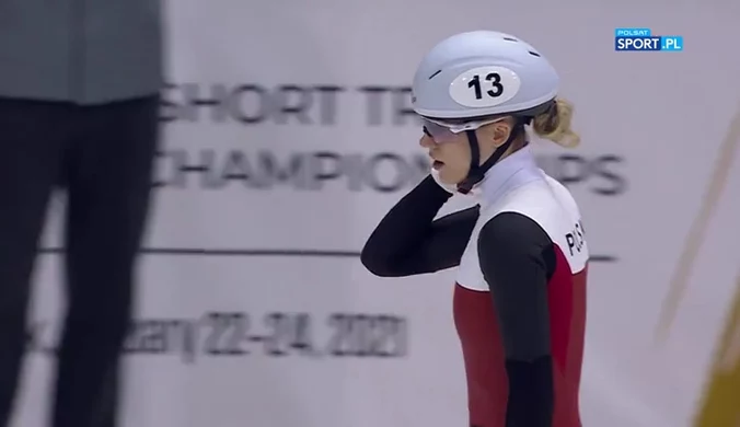 ME w short tracku. Natalia Maliszewska bez medalu na 1000 metrów (POLSAT SPORT). Wideo