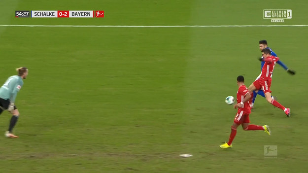 Robert Lewandowski strzelił 23. gola w meczu przeciwko Schalke 04. To także jego ósmy mecz z rzędu na wyjeździe z bramką.