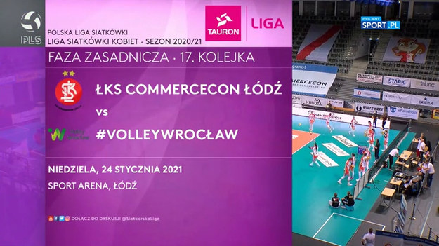 ŁKS Commercecon Łódź - #VolleyWrocław 3:0 (25:19, 25:16, 25:13)