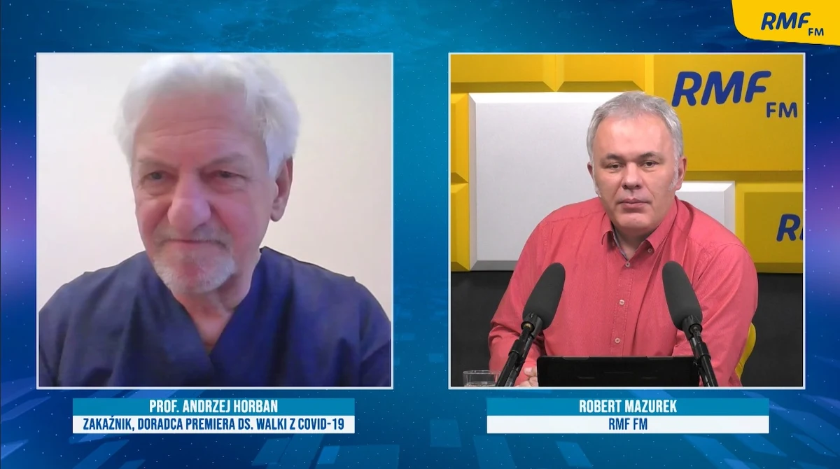 "Nie wiem, co się wszyscy do tych biednych siłowni przyczepili. Rozumiem biznes, ale jeżeli ktoś uprawia sport, to równie dobrze może uprawiać na świeżym powietrzu, kupić sobie hantle za parę groszy w domu i poćwiczyć" - mówił w internetowej części Porannej rozmowy w RMF FM prof. Andrzej Horban. "To jest tylko problem pieniędzy, które tracą siłownie. Ale jest jakiś program pomocy dla tych ludzi - olbrzymi, bo wszyscy się na to w gruncie rzeczy składamy" - ocenił główny doradca premiera ds. walki z Covid-19.