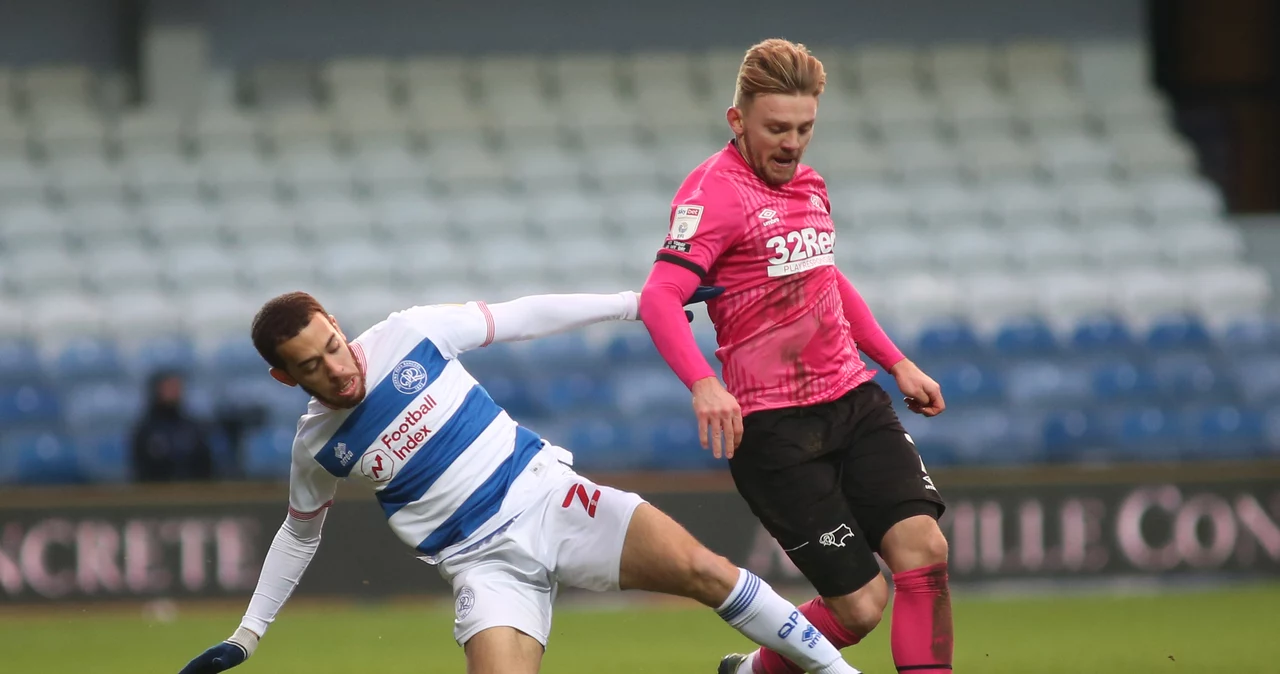 Kamil Jóźwiak w barwach Derby County