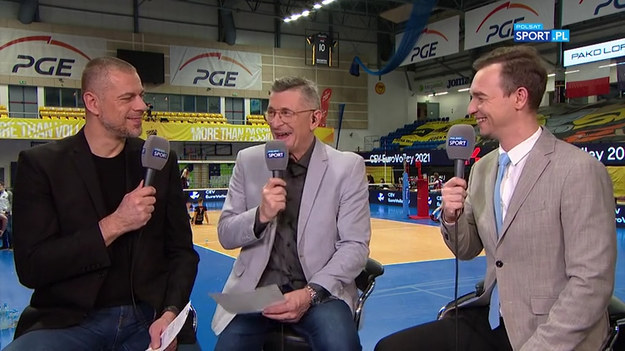 Jerzy Mielewski, Ireneusz Mazur i Damian Dacewicz porozmawiali o spotkaniu Ligi Mistrzów, w którym Grupa Azoty ZAKSA Kędzierzyn-Koźle pokonała Lindemans Aalst 3:1.