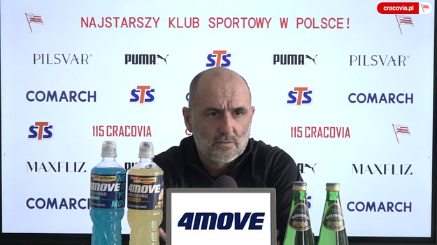 Konferencja prasowa trenera Cracovii Michała Probierza przed spotkaniem 15. kolejki PKO ekstraklasy z Wartą Poznań. 