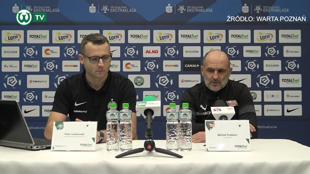 Konferencja prasowa trenera Michała Probierza po przegranym meczu z Wartą Poznań. 