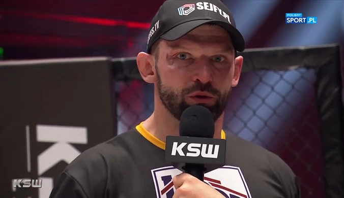 KSW 58. Szymon Kołecki Mało brakowało, a dziś bym niewystąpił (POLSAT SPORT). Wideo