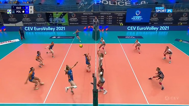 Skrót meczu VK UP Ołomuniec - Grupa Azoty Chemik Police 0:3 w Lidze Mistrzyń.