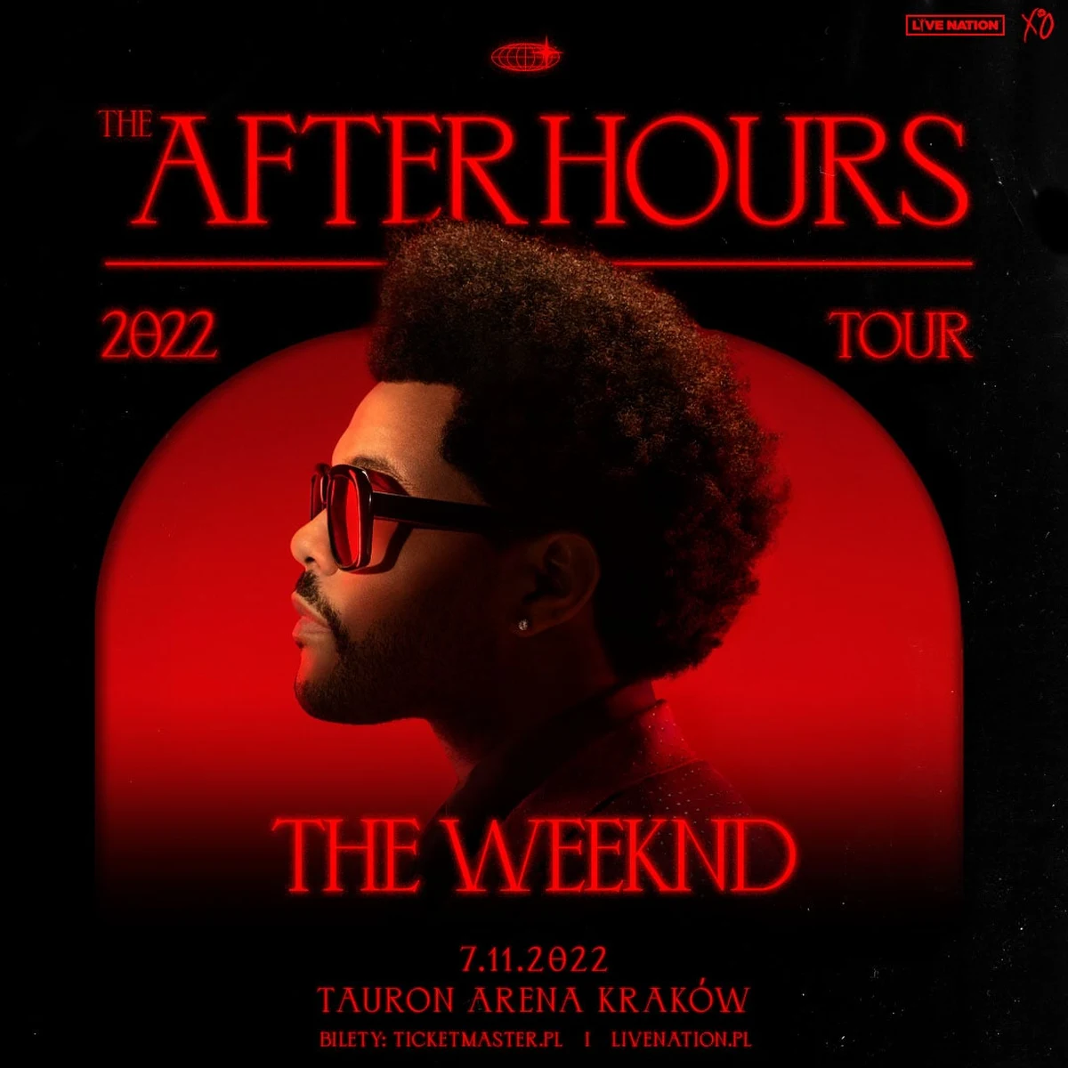 Światowa trasa obejmująca 104 koncerty rozpocznie się 14 stycznia w Vancouver w Pepsi Live w Rogers Arena, a następnie zawita do Chicago, Dallas, Los Angeles, Miami, Paryża, Berlina i innych europejskich miast, w tym Krakowa, a zakończy się 16 listopada w O2 w Londynie.