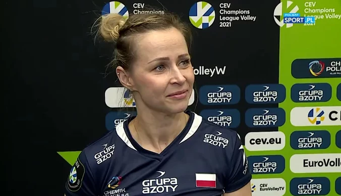 Liga Mistrzyń. Paulina Maj-Erward: Malwina Smarzek nie ma w Policach "wtyczek" (POLSAT SPORT). Wideo