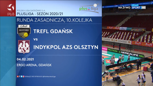 W ramach 10. kolejki PlusLigi drużyna Trefla Gdańsk podejmowała Indykpol AZS Olsztyn. Spotkanie zakończyło się zwycięstwem gospodarzy 3-1. 