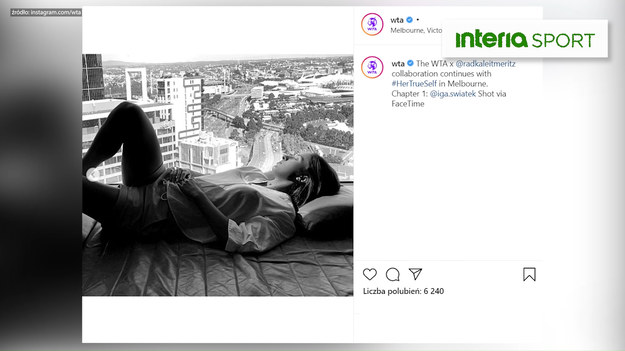 Iga Świątek wzięła udział w sesji fotograficznej. Zdjęcia najlepszej polskiej tenisistki pojawiły się na instagramowym profilu WTA.