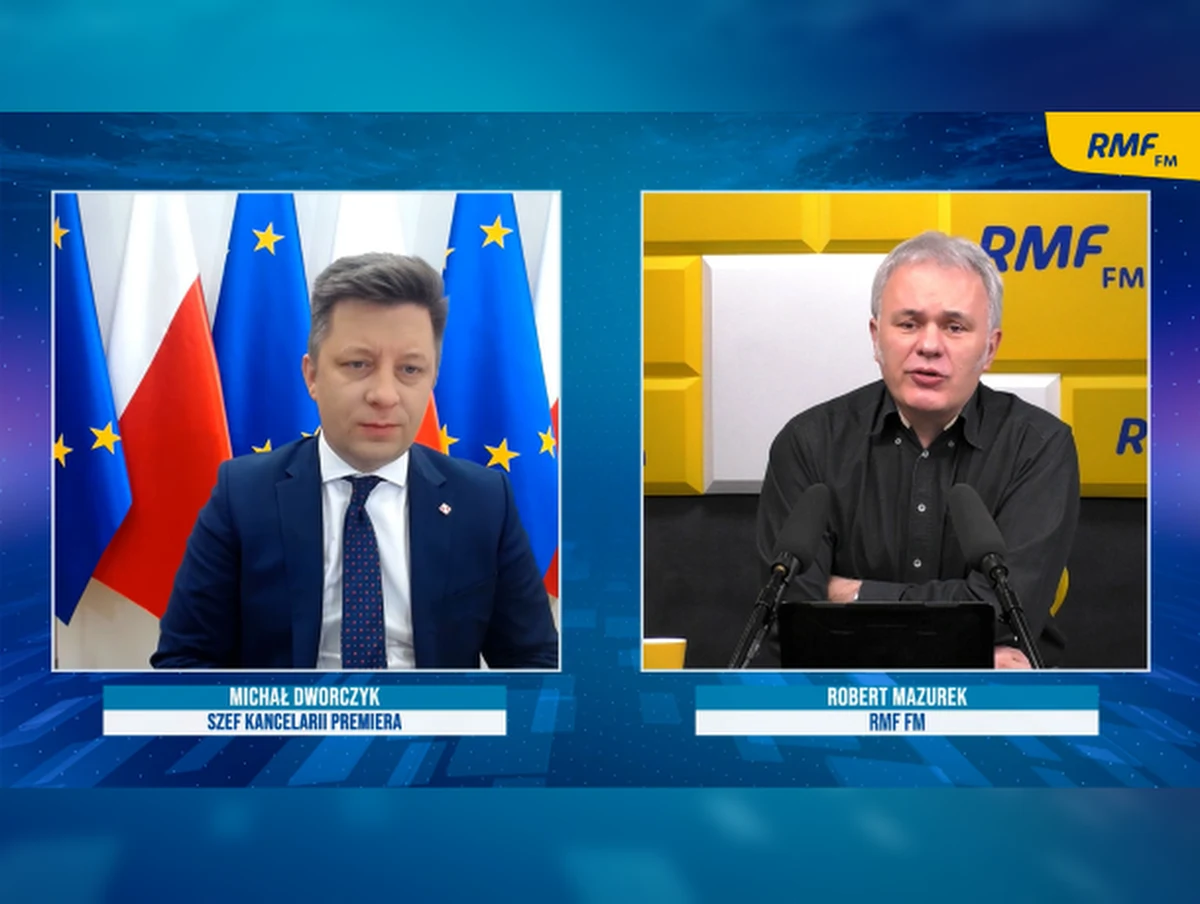 "Na razie w tej sprawie posiadam wyłącznie informacje medialne, bo oficjalnie żadne dokumenty w tej sprawie nie wpłynęły do kancelarii premiera" - tak Michał Dworczyk komentował w Porannej rozmowie w RMF FM cofnięcie przez Porozumienie rekomendacji do zasiadania w rządzie dla Jacka Żalka, Zbigniewa Gryglasa i Michała Cieślaka. "Liderem Porozumienia jest pan premier Gowin, który reprezentuje tę partię. Mam nadzieję, że napięcia i nieporozumienia zostaną jak najszybciej wyjaśnione i nie przełożą się na funkcjonowanie Zjednoczonej Prawicy" - stwierdził szef kancelarii premiera. 