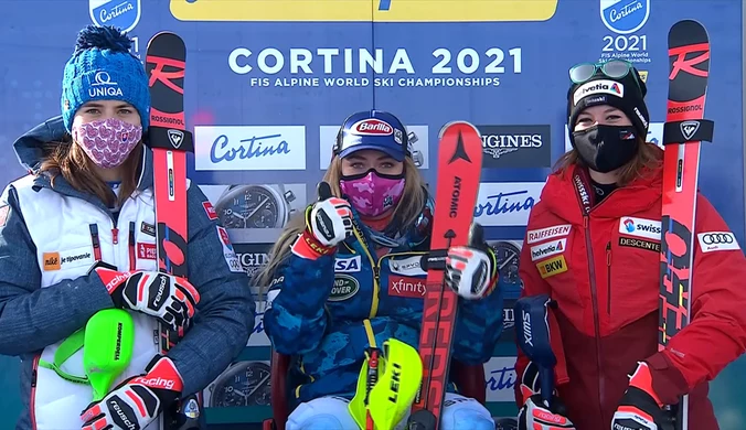 Alpejskie MŚ. Mikaela Shiffrin zdobyła złoty medal. Wideo