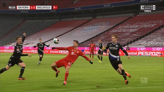 W meczu Bayern Monachium - Arminia Bielefeld Robert Lewandowski zdobył 25. gola w sezonie. 