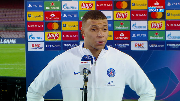 Rozmowa z Kylianem Mbappe po meczu FC Barcelona - PSG (1:4) w 1/8 finału Ligi Mistrzów. Rewanż odbędzie się 10 marca w Paryżu.
