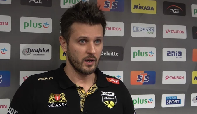 Puchar Polski siatkarzy. Rozmowa z trenerem Michałem Winiarskim (Trefl Gdańsk) po meczu z drużyną PGE Skra Bełchatów (POLSAT SPORT). Wideo