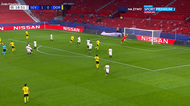 W 1/8 finału Ligi Mistrzów drużyna Borussia Dortmund podejmowała Sevillę. 
Spotkanie zakończyło się zwycięstwem gości 3-2. 