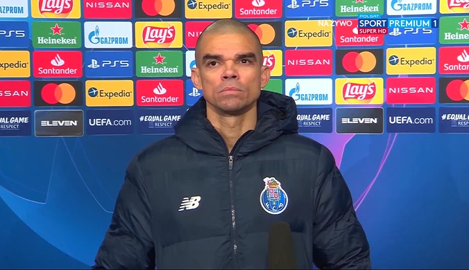 Liga Mistrzów. Pepe:"Dziś zagraliśmy naprawdę świetny mecz" (POLSAT SPORT). Wideo