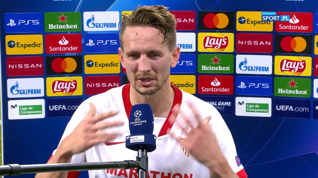 Rozmowa z Luukiem de Jongiem po meczu Sevilla - Borussia Dortmund (2:3) w 1/8 finału Ligi Mistrzów. Rewanż rozegrany zostanie 9 marca w Dortmundzie.