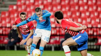 Granada CF - SSC Napoli 2-0. Piotr Zieliński: Wszystko zrobiłem dobrze, tylko strzał poszedł w trybuny