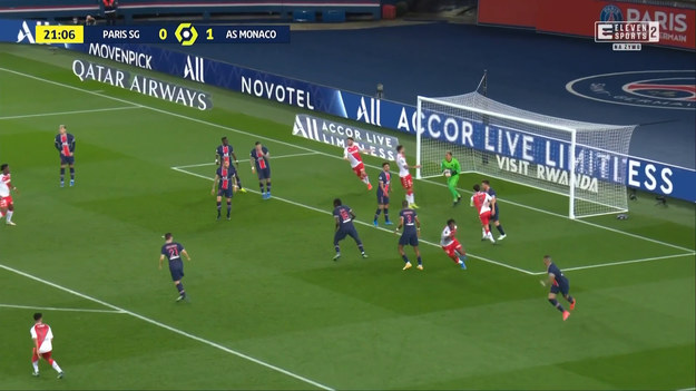 Ligue 1. PSG przegrało z AS Monaco 0-2. Skrót meczu (ELEVEN SPORT). Wideo