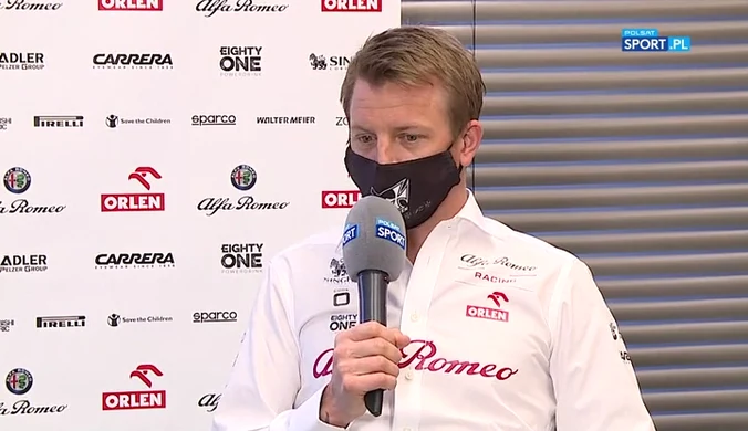 F1. Kimi Raikkonen: Nie widziałem jeszcze tego bolidu "w jednym kawałku" (POLSAT SPORT). Wideo