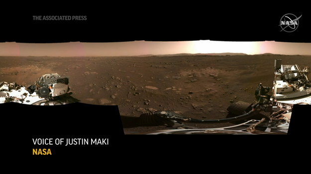 Łazik Perseverance bezpiecznie wylądował na Marsie. NASA zdecydowała się opublikować część nagrań zarejestrowanych w trakcie lądowania.