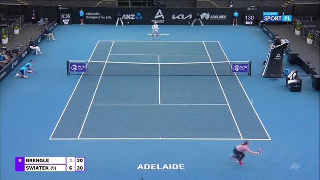 Iga Świątek awansowała do drugiej rundy turnieju WTA w Adelajdzie w Australii. We wtorek polska tenisistka pokonała Amerykankę Madison Brengle 6:3,