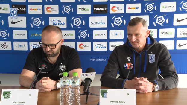 Wspólna konferencja trenerów Lecha Poznań i Warty Poznań przed meczem PKO Ekstraklasy. 