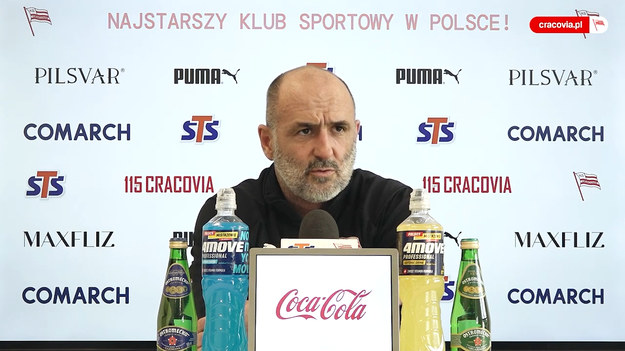 Konferencja prasowa trenera Cracovii Michała Probierza po meczu 19. kolejki z Zagłębiem Lubin. 