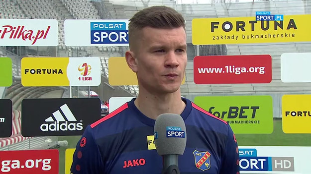 Wypowiedź Konrada Nowaka, strzelca gola dla Odry Opole, po przegranym 1:2 meczu z ŁKS Łódź.