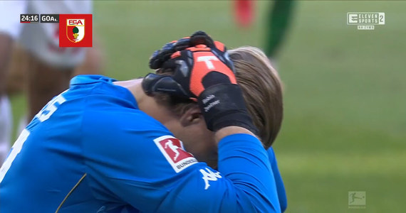 Bundesliga. FSV Mainz 05 - FC Augsburg. Koszmarny błąd bramarza (ELEVEN SPORTS). Wideo