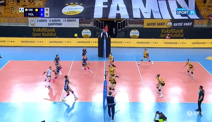 Liga Mistrzyń. VakifBank Stambuł - Grupa Azoty Chemik Police 3:0. Skrót meczu (POLSAT SPORT). Wideo